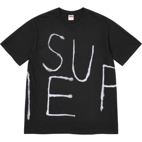 Supreme Painted Tee - Black (front)