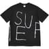 Supreme Painted Tee - Black (front)