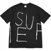 Supreme Painted Tee - Black (front)