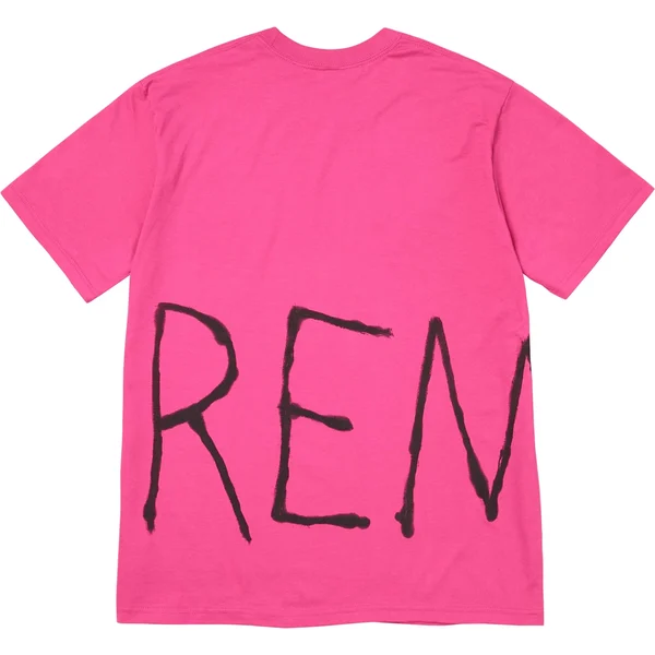 Supreme Painted Tee - Fuchsia (front)