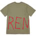 Supreme Painted Tee - Light Olive (front)