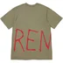 Supreme Painted Tee - Light Olive (front)