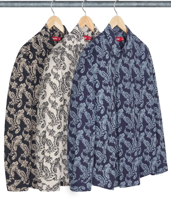 Supreme Paisley Flannel Shirt - Product Image