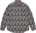 Supreme Paisley Flannel Shirt - Black (front)