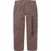 Supreme Paisley Studded Double Knee Painter Pant - Brown (front)