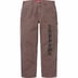 Supreme Paisley Studded Double Knee Painter Pant - Brown (front)