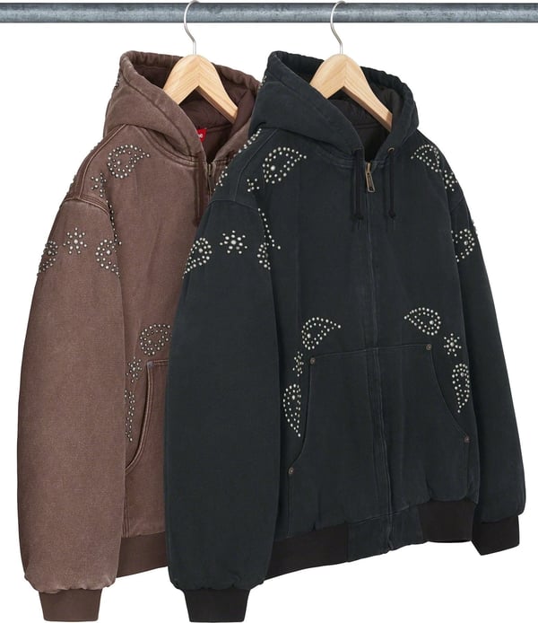 Supreme Paisley Studded Work Jacket - Product Image