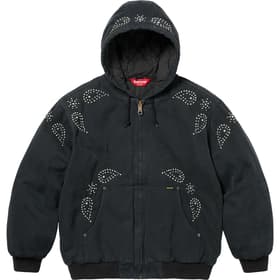 Supreme Paisley Studded Work Jacket Black