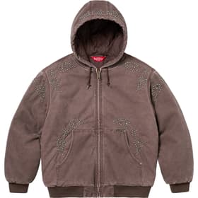 Supreme Paisley Studded Work Jacket Brown