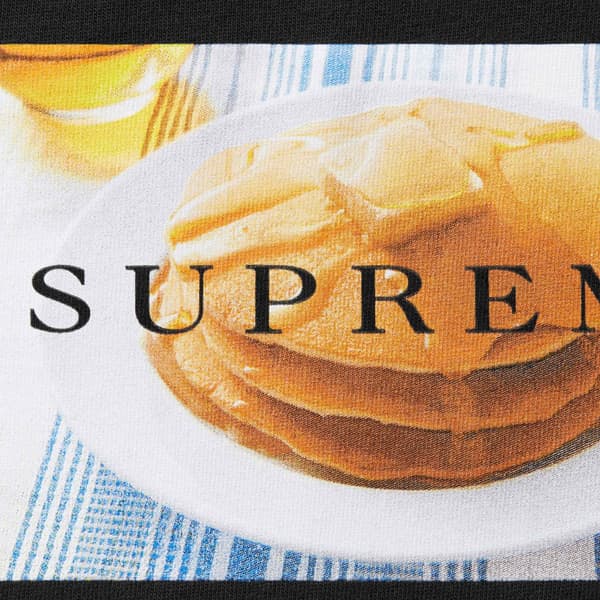 Supreme Pancakes Tee - Black (front)