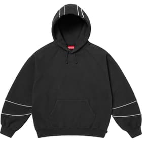 Supreme Paneled Hooded Sweatshirt Black