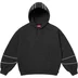 Supreme Paneled Hooded Sweatshirt - Black (front)
