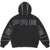 Supreme Paneled Hooded Sweatshirt - Black (front)