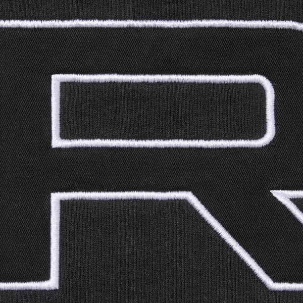 Supreme Paneled Hooded Sweatshirt - Black (front)