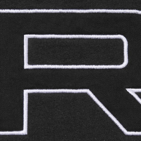 Supreme Paneled Hooded Sweatshirt - Black (front)