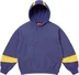 Supreme Paneled Hooded Sweatshirt - Washed Navy (front)