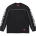 Supreme Paneled Piping L/S Top - Black (front)