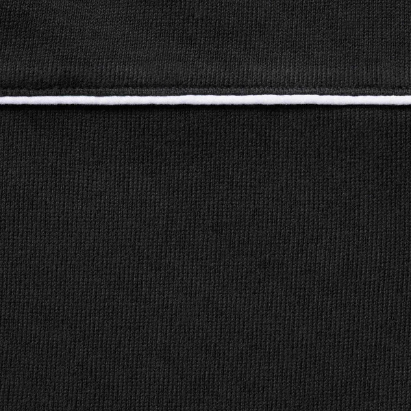 Supreme Paneled Piping L/S Top - Black (front)