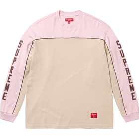 Supreme Paneled Piping L/S Top Tan