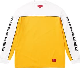 Supreme Paneled Piping L/S Top Yellow