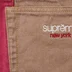 Supreme Paneled Stripe Baggy Jean - Red (front)