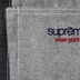 Supreme Paneled Stripe Baggy Jean - Rigid Indigo (front)