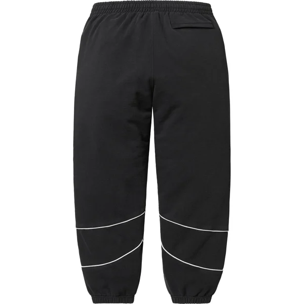 Supreme Paneled Sweatpant - Black (front)