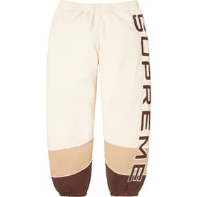 Supreme Paneled Sweatpant Natural
