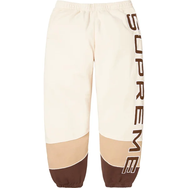 Supreme Paneled Sweatpant - Natural (front)
