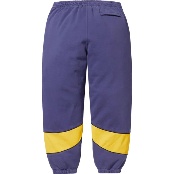 Supreme Paneled Sweatpant - Washed Navy (front)