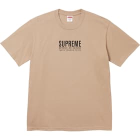Supreme Paris Tee Khaki