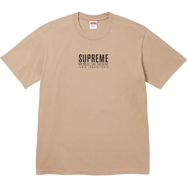 Supreme Paris Tee - Khaki (front)