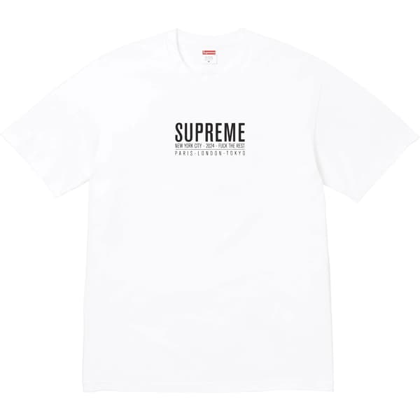 Supreme Paris Tee - White (front)