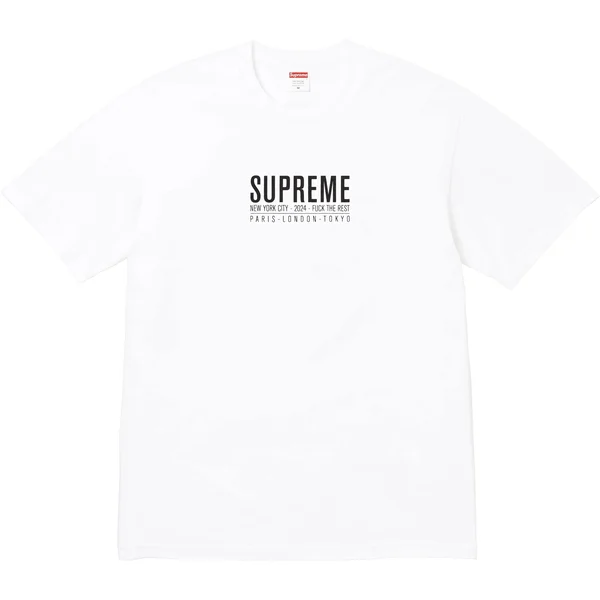 Supreme Paris Tee - White (front)