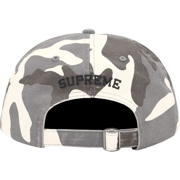 Supreme $ Patch 6-Panel - Stone Camo (front)