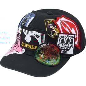 Supreme Patches 6-Panel Black