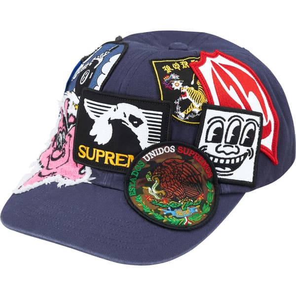 Supreme Patches 6-Panel - Navy (front)