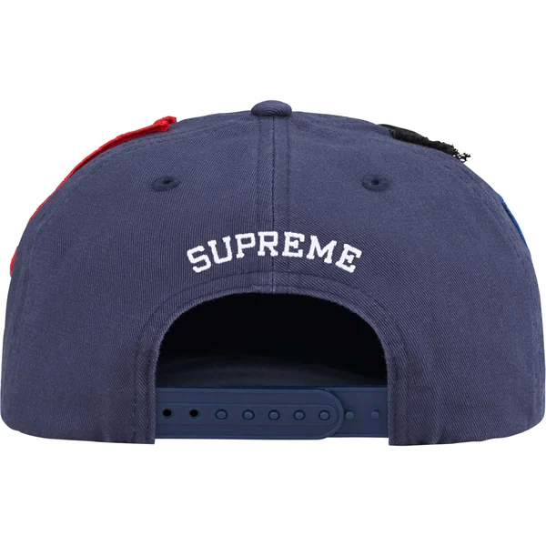 Supreme Patches 6-Panel - Navy (front)
