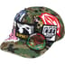 Supreme Patches 6-Panel - Olive Camo (front)