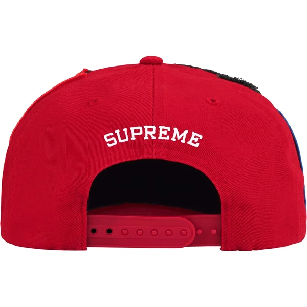 Supreme Patches 6-Panel - Red (front)
