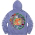 Supreme Patches Spiral Hooded Sweatshirt - Light Purple (front)