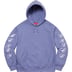 Supreme Patches Spiral Hooded Sweatshirt - Light Purple (front)
