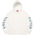 Supreme Patches Spiral Hooded Sweatshirt - White (front)