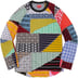 Supreme Patchwork Jacquard L/S Top - Multicolor (front)