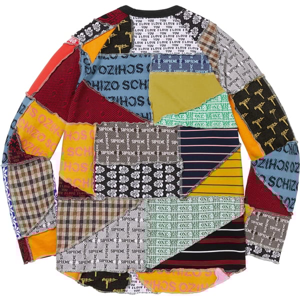 Supreme Patchwork Jacquard L/S Top - Multicolor (front)