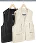 Supreme Patchwork Leather Cargo Vest - Product Image