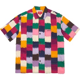 Supreme Patchwork S/S Shirt Multicolor
