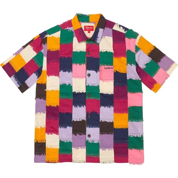 Supreme Patchwork S/S Shirt - Multicolor (front)