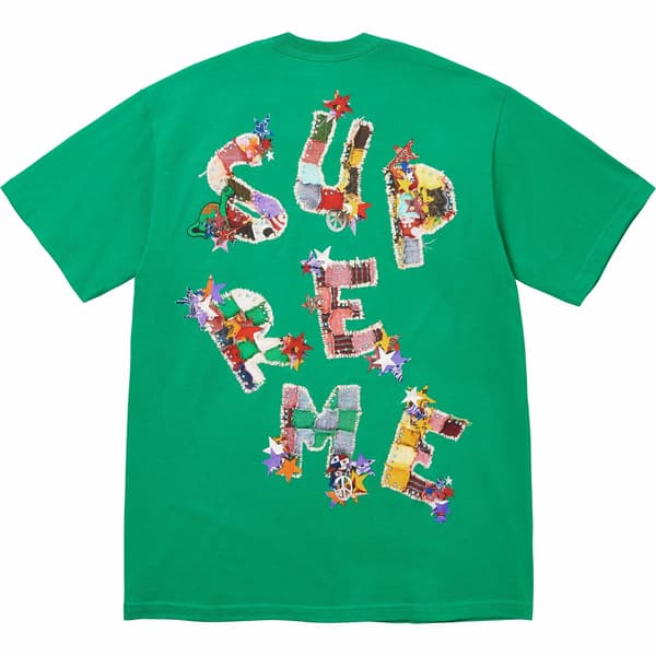 Supreme Patchwork Tee - Green (front)