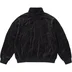 Supreme Patchwork Velour Track Jacket - Black (front)
